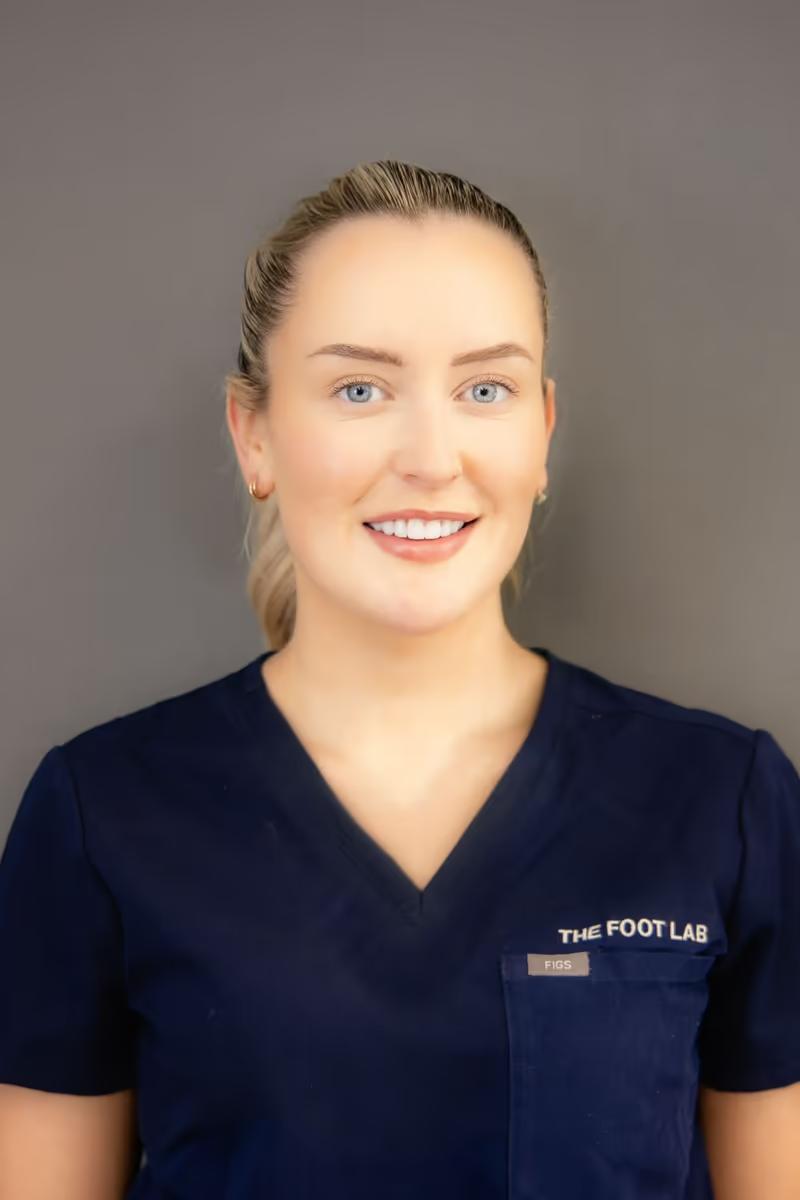 Claire Fealey, Lead Podiatrist at The Foot Lab podiatry clinic in Glossop